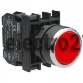 Кнопка с подсветкой-светодиод  красная B260DК - Купить Кнопка с подсветкой-светодиод  красная B260DК с доставкой по России. 