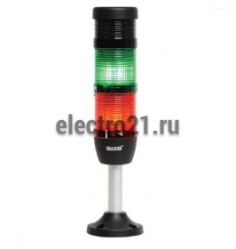 Сигнальная колонна 50 мм, красная, зеленая, зуммер, 24В, светодиод LED IK52L024ZM03 - Купить Сигнальная колонна 50 мм, красная, зеленая, зуммер, 24В, светодиод LED IK52L024ZM03 с доставкой по России. 