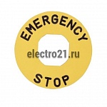 Табличка аварийной кнопки BET60A