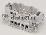 Штепсель 10 полюсов, 16А EBM10CF00