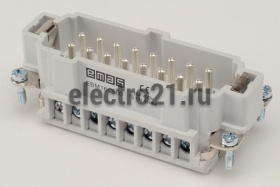 Штепсель 16 полюсов, 16А EBM16CF00 - Купить Штепсель 16 полюсов, 16А EBM16CF00 с доставкой по России. 