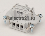 Гнездо 6 полюсов, 16А  EBM06CP00