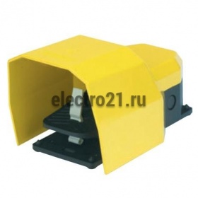 Педаль с защитной крышкой, 2 скорости 2x(1НО+1НЗ) PDKS11GX20  Emas
