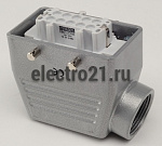 Розетка боковой ввод 10 полюсов, 16А