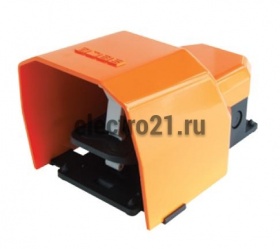 Педаль с защитной крышкой (1НО+НЗ) оранжевая PDKS11BX10T  Emas