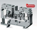 Пружинный клеммный зажим RTS6-красный