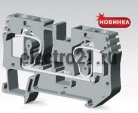 Пружинный клеммный зажим RTS6-оранжевый