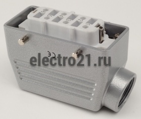 Розетка, боковой ввод, 6 полюсов, 35А - Купить Розетка, боковой ввод, 6 полюсов, 35А с доставкой по России. 